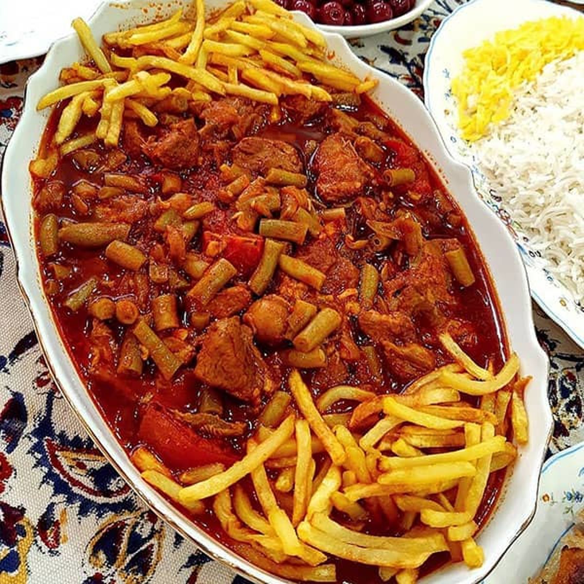 خورش لوبیا سبز