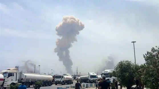 ویدیو: گودال بزرگی که پس از انفجار بندر شهید رجایی بندرعباس ایجاده شده است
