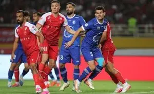 خلاصه بازی: استقلال ۱ - ۱ پرسپولیس