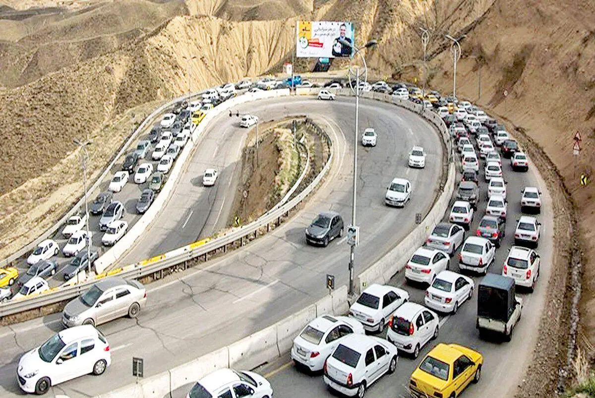 جاده چالوس امروز یک‌طرفه می‌شود؛ تصمیم پلیس برای کنترل ترافیک سنگین