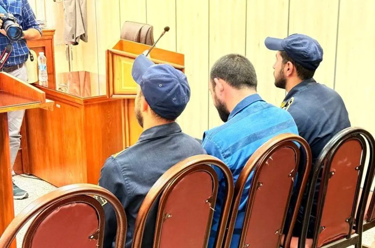 اولین تصاویر از قاتل الهه حسیننژاد در دادگاه
