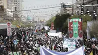 حضور سید مصطفی خامنه‌ای در راهپیمایی روز قدس؛ تأکید بر حمایت از فلسطین
