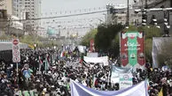 حضور سید مصطفی خامنه‌ای در راهپیمایی روز قدس؛ تأکید بر حمایت از فلسطین