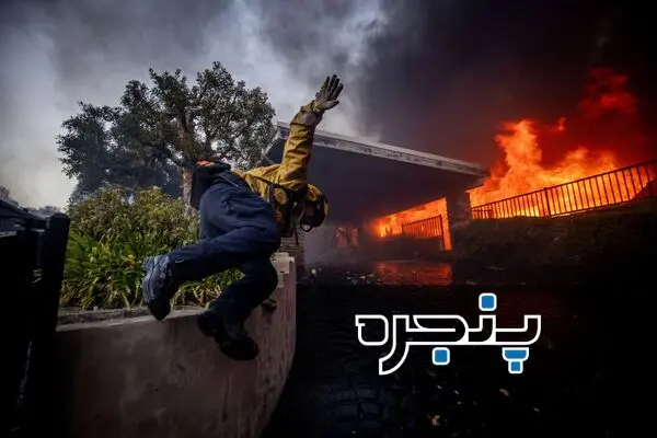تصاویر بهت‌آور و آخرالزمانی از آتش‌سوزی مهیب لس‌آنجلس - قسمت اول