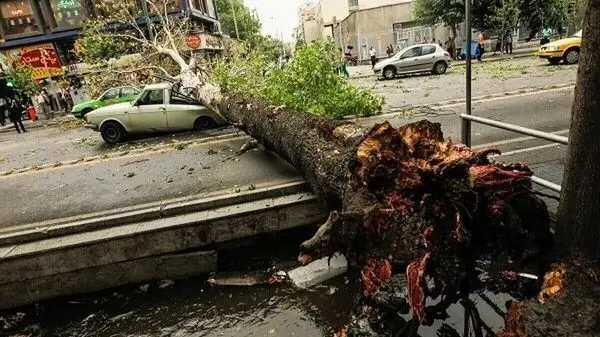 هشدار وزش باد شدید در تهران؛ دما به شدت افزایش می‌یابد!