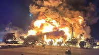 فاجعه‌ مرگبار در جاده جنوبی کرمان: انفجار خودروی سوخت‌بر، جان دو نفر را گرفت