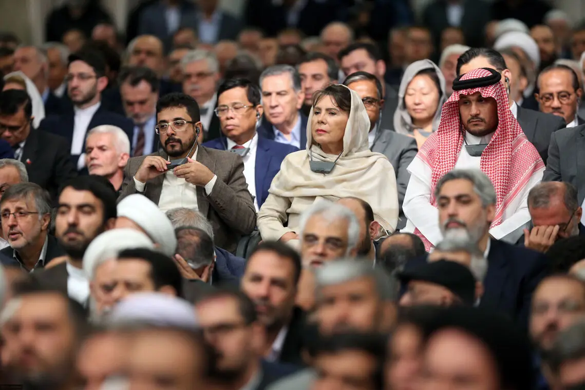 مراسم تنفیذ حکم ریاست جمهوری مسعود پزشکیان توسط رهبر انقلاب