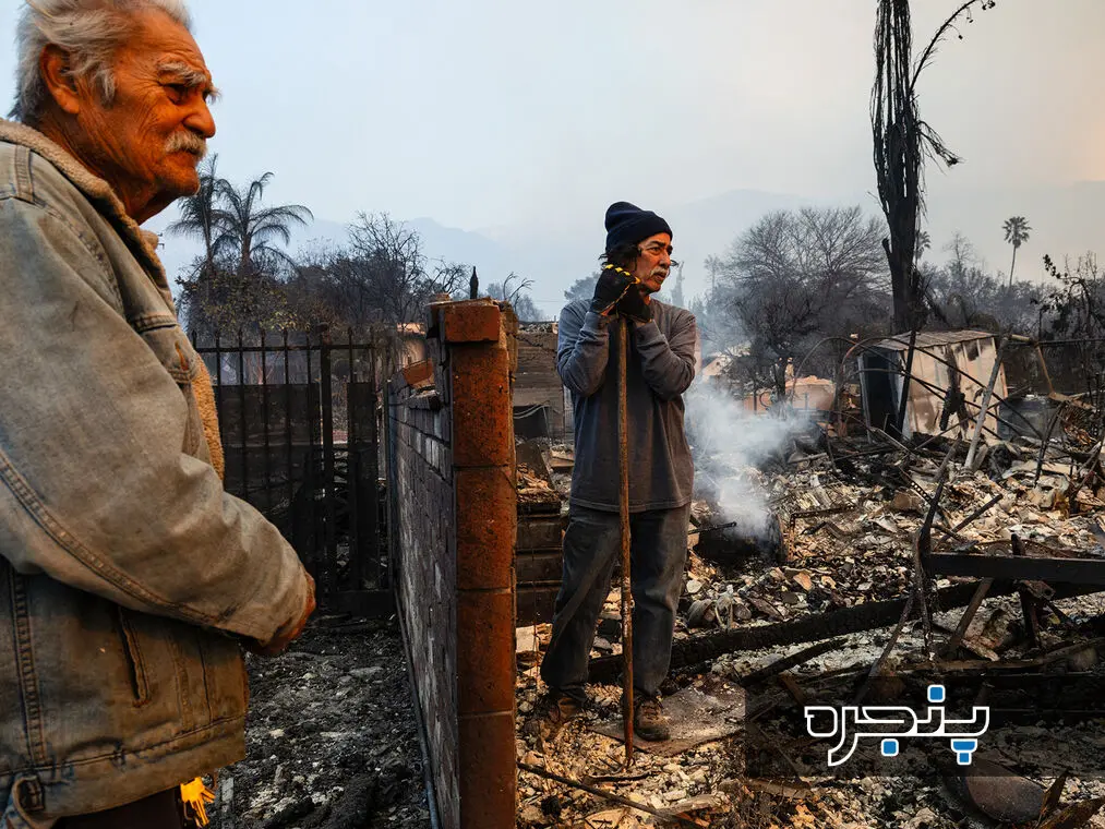 تصاویر آخرالزمانی از آتش‌سوزی لس‌آنجلس - بخش دوم