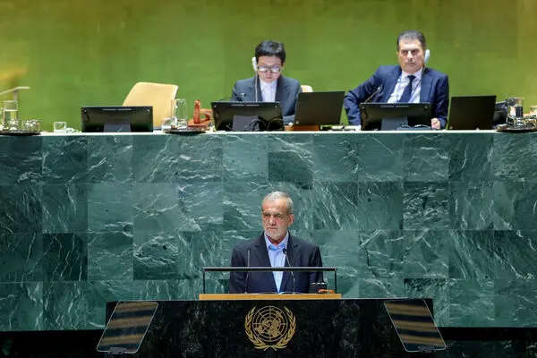 سخنرانی مسعود پزشکیان در مجمع عمومی سازمان ملل