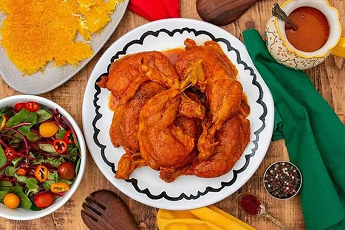 خورش مرغ درباری؛ طعم جدید و لذیذ مرغی برای هر مناسبت