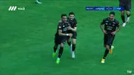 گل اول پرسپولیس به فولاد توسط آل‌کثیر