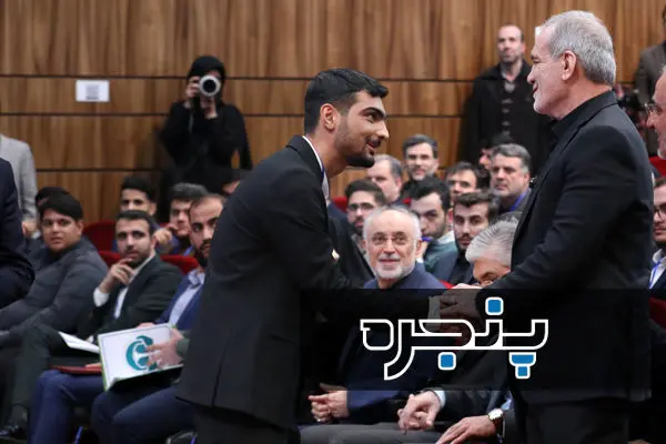 مراسم روز دانشجو در دانشگاه شریف با حضور مسعود پزشکیان