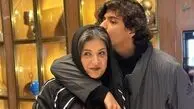 بوسه امیر جعفری بر پیشانی همسر نقی معمولی!