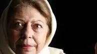 استایل رنگارنگ ثریا قاسمی در کنار پسرش در ۸۴ سالگی