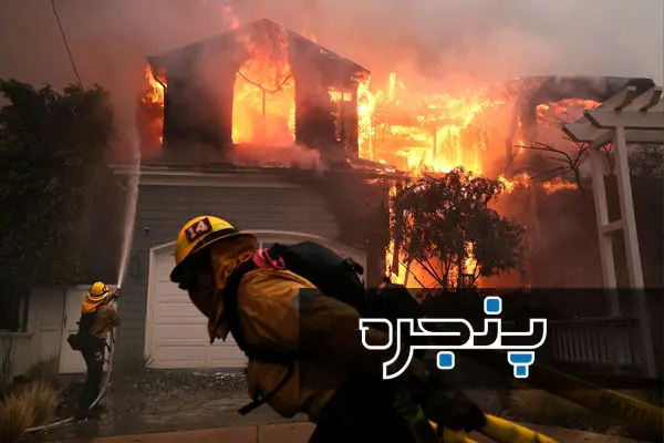 تصاویر آخرالزمانی از آتش‌سوزی لس‌آنجلس - بخش دوم