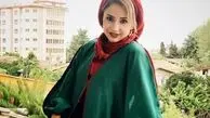 استایل متفاوت شبنم قلی‌خانی در کنار استخر
