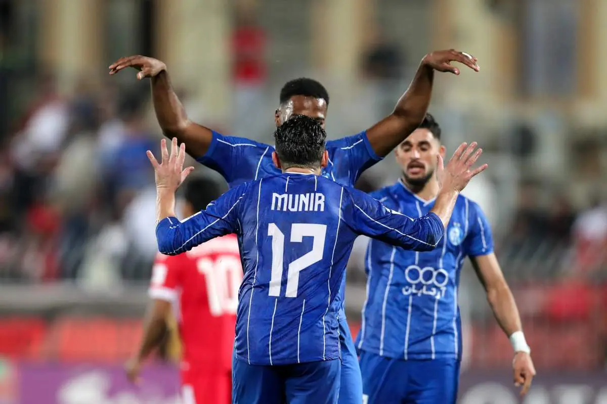 واکنش پرحرارت منیر الحدادی به موفقیت دیرهنگام مهاجم استقلال+عکس