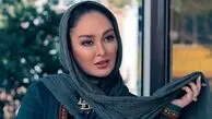 استایل جنجالی الهام حمیدی در کنار دوستش