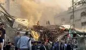 انتشار برای اولین‌بار؛ تصاویر دوربین‌های ترافیکی پس از حمله اسرائیل به میدان قدس تجریش