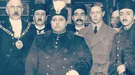 تصویری نادر از آخرین شاه قاجار کنار پلنگ