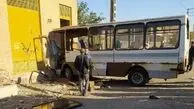 برخورد مینی‌بوس با دیوار در تبریز؛  مصدومیت ۱۱ سرنشین