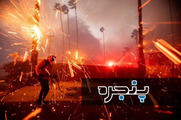 تصاویر آخرالزمانی از آتش‌سوزی لس‌آنجلس - بخش سوم