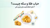 حباب طلا و سکه چیست؟ ۳ عامل اختلاف قیمت بازار و ارزش ذاتی