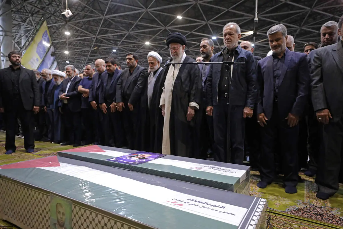 مراسم تشییع پیکر شهید اسماعیل هنیه در تهران برگزار شد