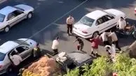 ویدیو: فیلم عجیب از برخورد بسیار خشن ماموران شهرداری با دستفروشان