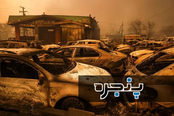 تصاویر آخرالزمانی از آتش‌سوزی لس‌آنجلس - بخش دوم