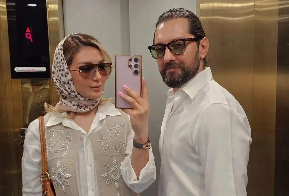 سلفی آینه‌ای همسر بهرام رادان و پسرشان، این بار همه نگاه‌ها را به خود جلب کرد