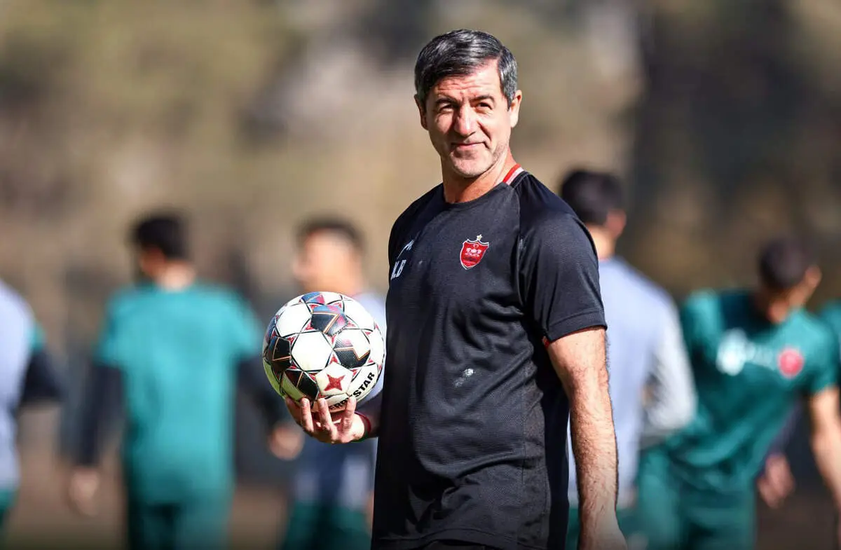 باقری در تمرین پرسپولیس حسابی ترکاند