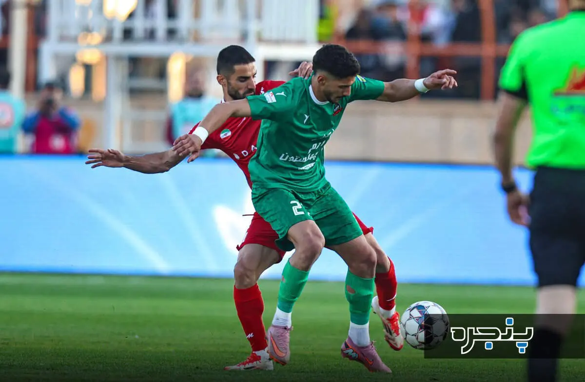 خلاصه بازی: شمس آذر ۲ - ۱ پرسپولیس