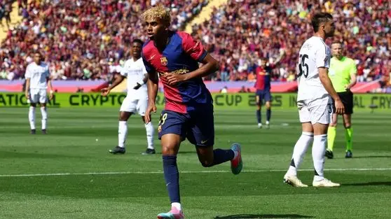 یک فست فود معروف با نمره بازی لامین یامال در ال کلاسیکو شوخی کرد