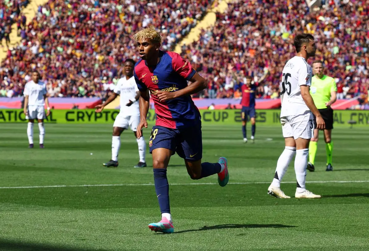 یک فست فود معروف با نمره بازی لامین یامال در ال کلاسیکو شوخی کرد