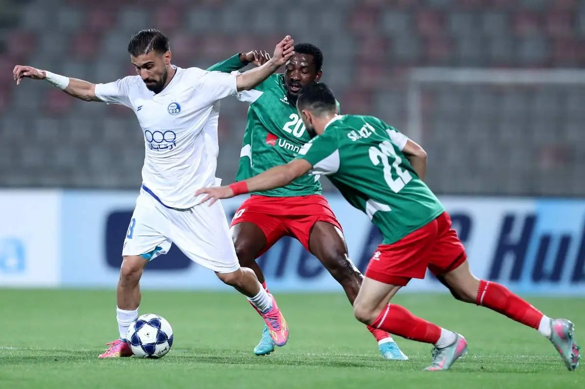 پوشش زنده استقلال و الوحدان/ پایان نیمه اول با تساوی یک بر یک