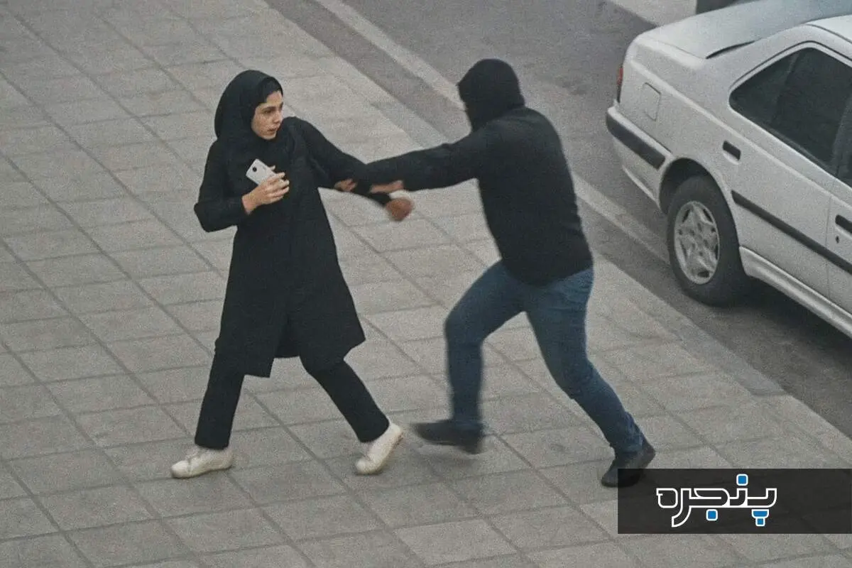 ویدیو: سرقت وحشیانه در روز روشن؛ موبایل دختر جوان را به زور دزدیدند!