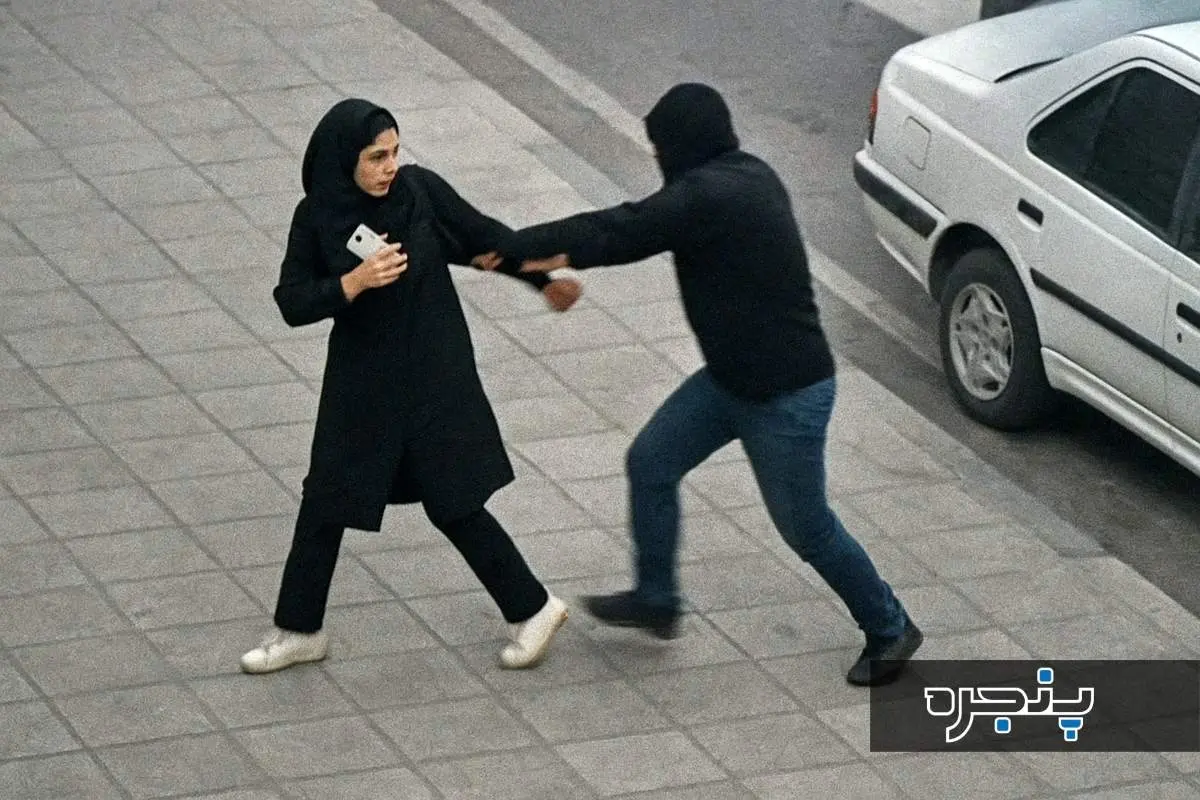 ویدیو: سرقت وحشیانه در روز روشن؛ موبایل دختر جوان را به زور دزدیدند!