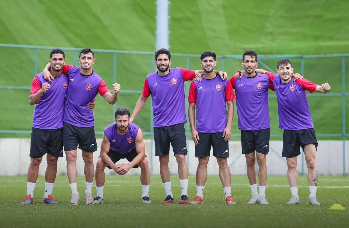 خرید جدید پرسپولیس با چهره‌ای ترسناک در تمرین+ عکس