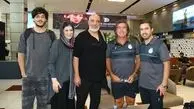 دیدار ستاره‌های سینما و استقلالی‌ها در فرودگاه