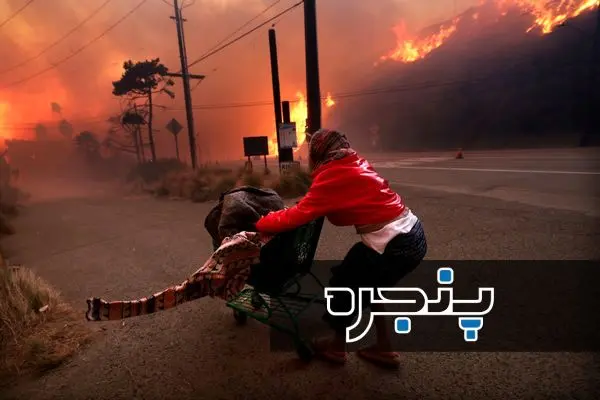 تصاویر آخرالزمانی از آتش‌سوزی لس‌آنجلس - بخش سوم