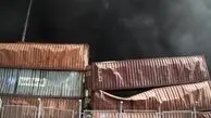 فاجعه بزرگ در بندر شهید رجایی: سوختن بیش از ۱۰ هزار کانتینر