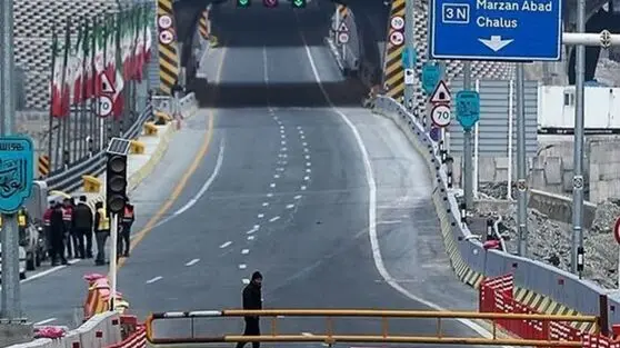 جاده چالوس از ساعت ۱۴ امروز یکطرفه می‌شود
