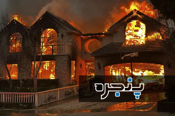 تصاویر آخرالزمانی از آتش‌سوزی لس‌آنجلس - بخش سوم
