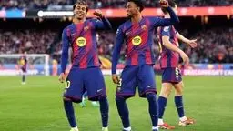 خلاصه بازی بارسلونا و مایورکا/بارسلونا با «آتش‌بازی» نیوکمپ، صدرنشینی را پس گرفت