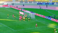 گل اول سپاهان به پرسپولیس با گل به خودی مسعود ریگی