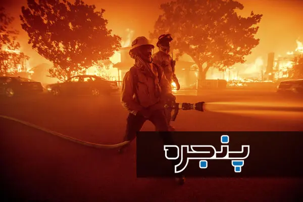تصاویر آخرالزمانی از آتش‌سوزی لس‌آنجلس - بخش سوم