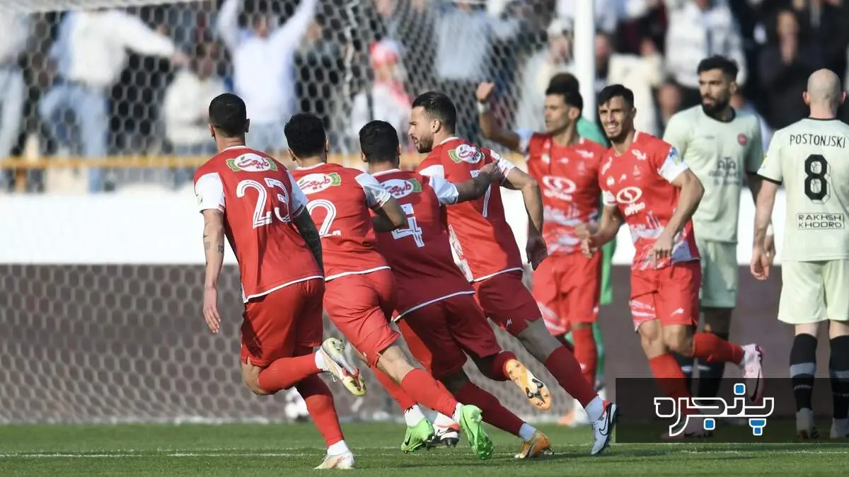 پیروزی پرسپولیس ده نفره مقابل تراکتور در روز عملکرد ضعیف بیرانوند و درگیری سکوها