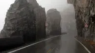 جاده چالوس در پنج دهه پیش؛ اتوبوس و الاغ در مسیری پرخاطره