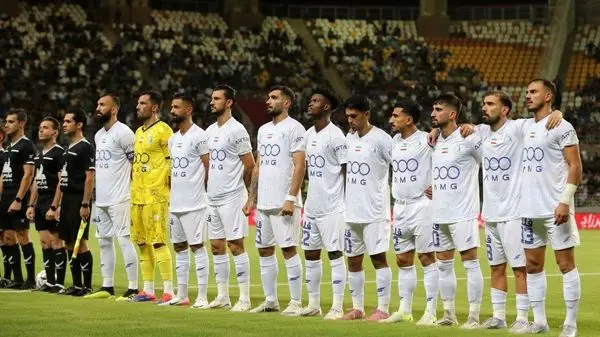 پوستر جالب استقلال برای قهرمانی رحمان عموزاد 